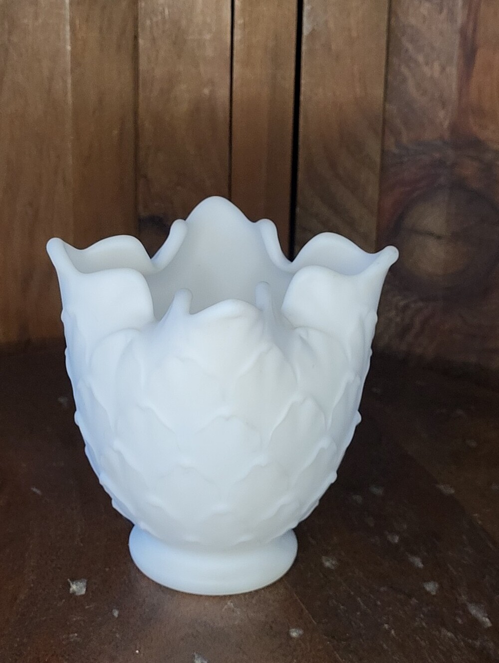 Milk Glass Vase - Picture 9 of 12